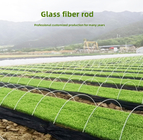 خفيفة الوزن الألياف الزجاجية FRP رود لدعم نفق الدفيئة الزراعية