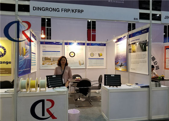 عضو قوة frp مسطح ، مادة FRP ، قوة الشد ≥1200